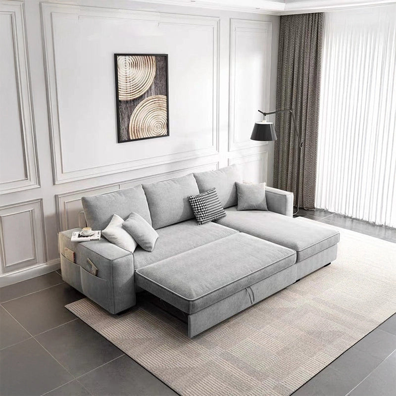 Pullout sleeping platform setup – sofa cumm bed, sofa bed couch – queen size, wood frame