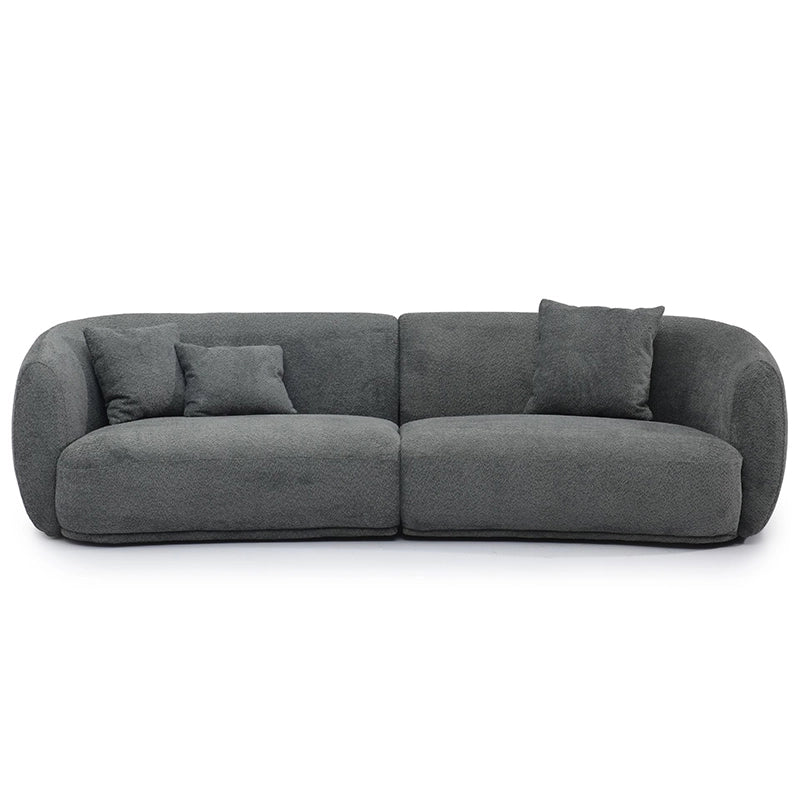 Seamless backrest and arms, latest sofa design, set of sofa, plush silhouette