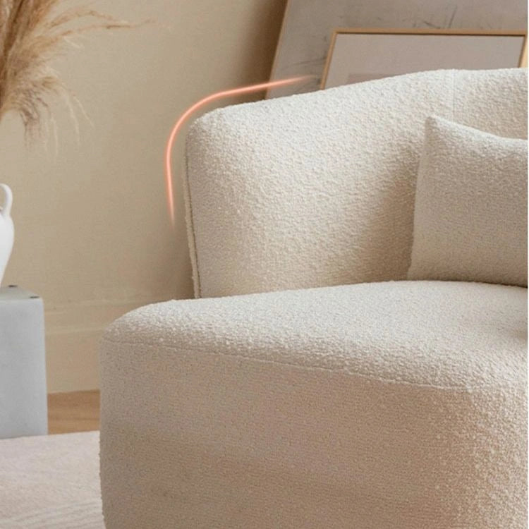 Curved barrel back armchair – reading armchair, rounded chair, teal blue upholstery