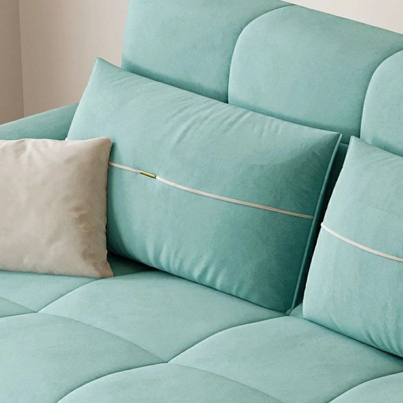 Right side view of Equity sofa cum bed design showcasing couch bed functionality, sleeper sofa comfort, storage sofa cum bed features and convertible L shape sofa bed layout