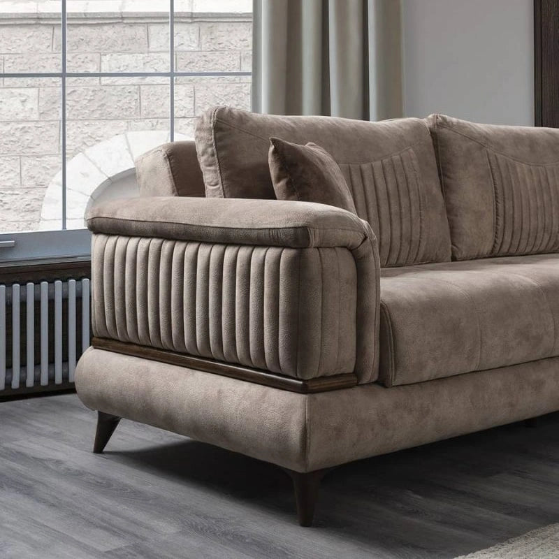 Tapered wooden leg Lyric sofa set design sofa set latest sofa design