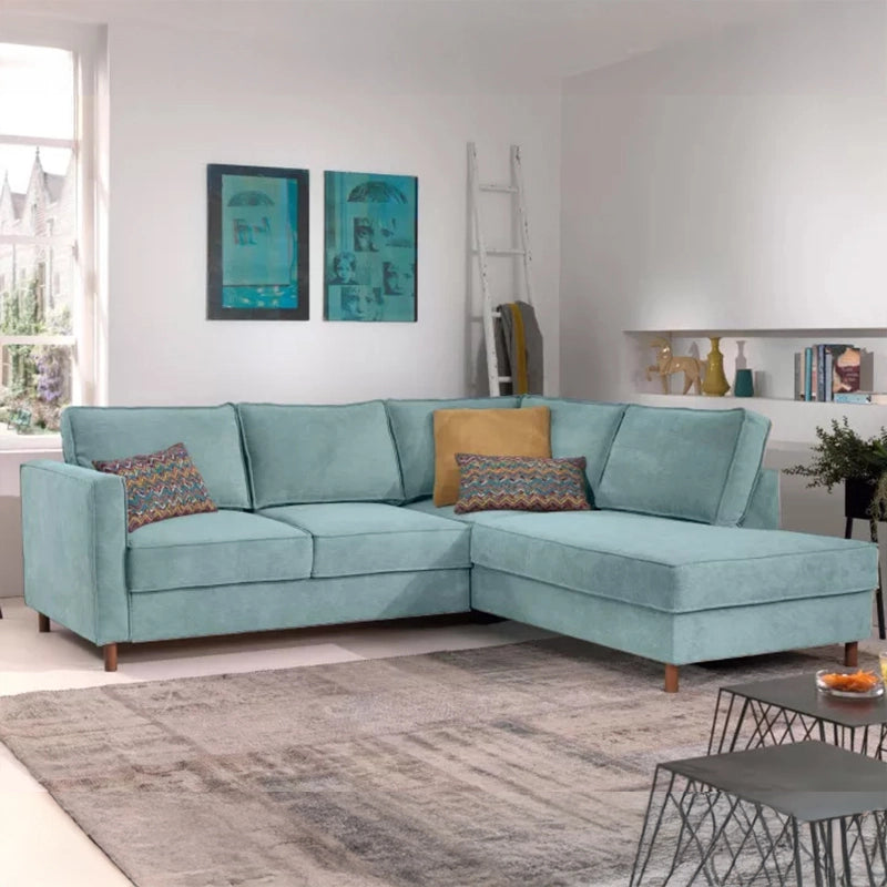 Thalor sofa cumm bed converted into sleeper position showcasing sofacumbed versatility, convertible sofa bed functionality and spacious sleeping surface