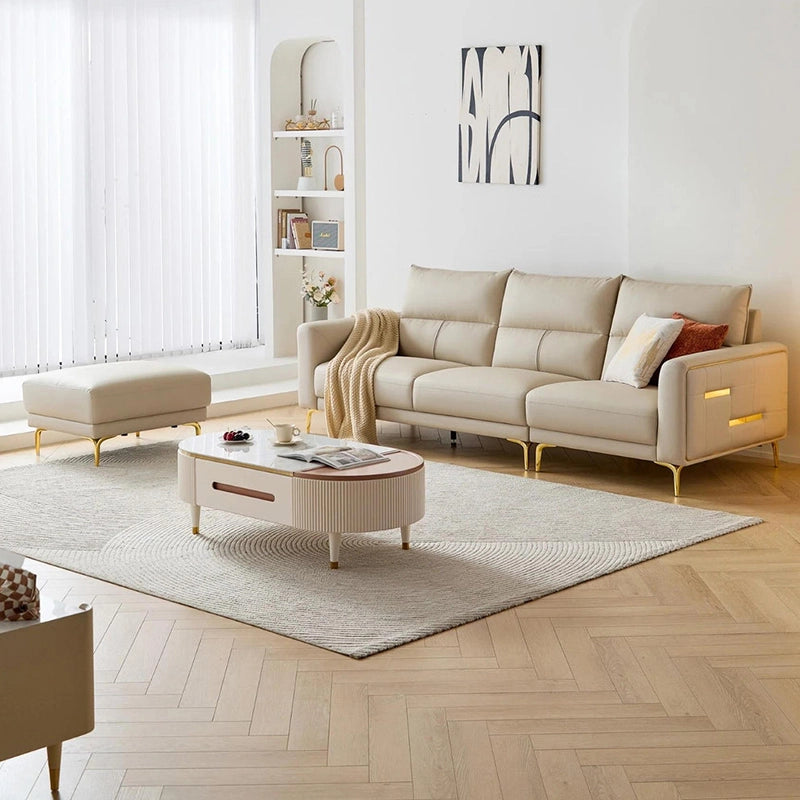 Grid stitched side detail and edge piping, sofa design, order sofa online