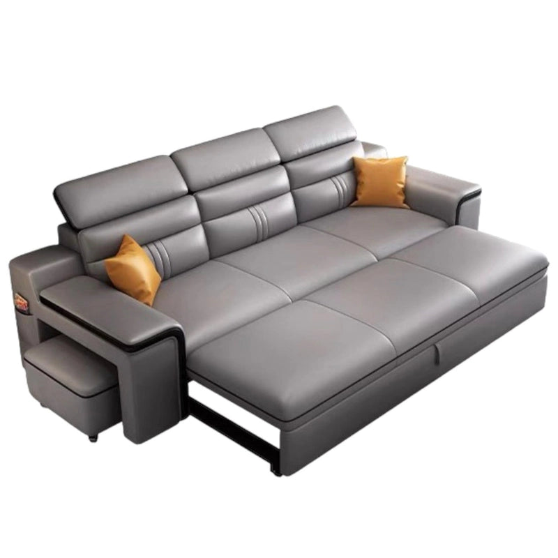 A sturdy Neem Wood frame reinforced with engineered plywood, pocketed springs and foam gives this Cyris Sofa Cumm Bed reliable comfort for everyday seating and sofa to bed use.