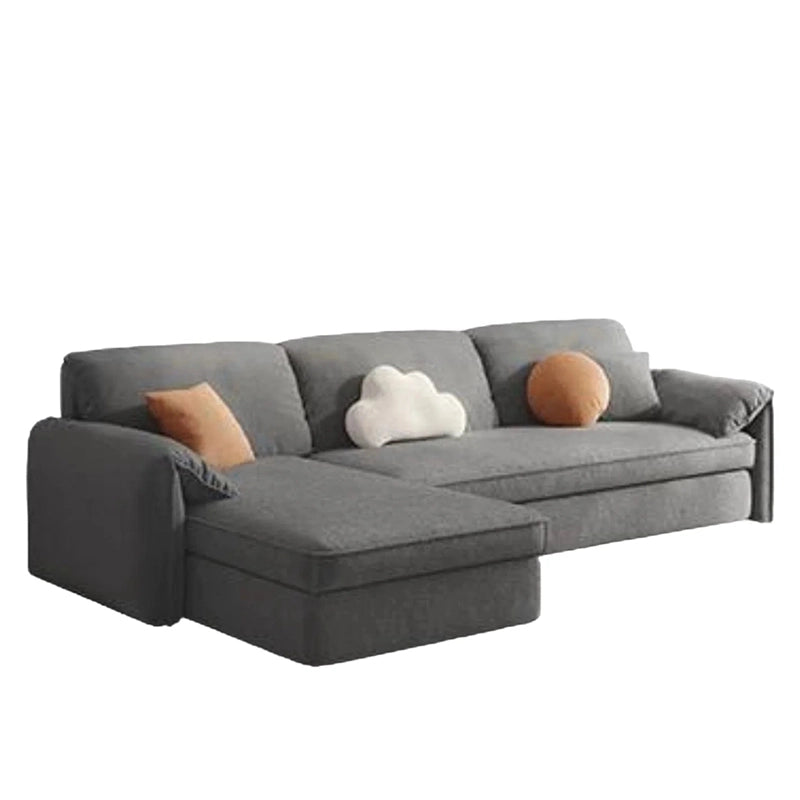 Hero view of sofa cum bed combining sofa cumm bed practicality, sofacumbed versatility, reversible couch bed functionality, pull out sofa bed convenience, hidden storage chaise and modern compact-home appeal
