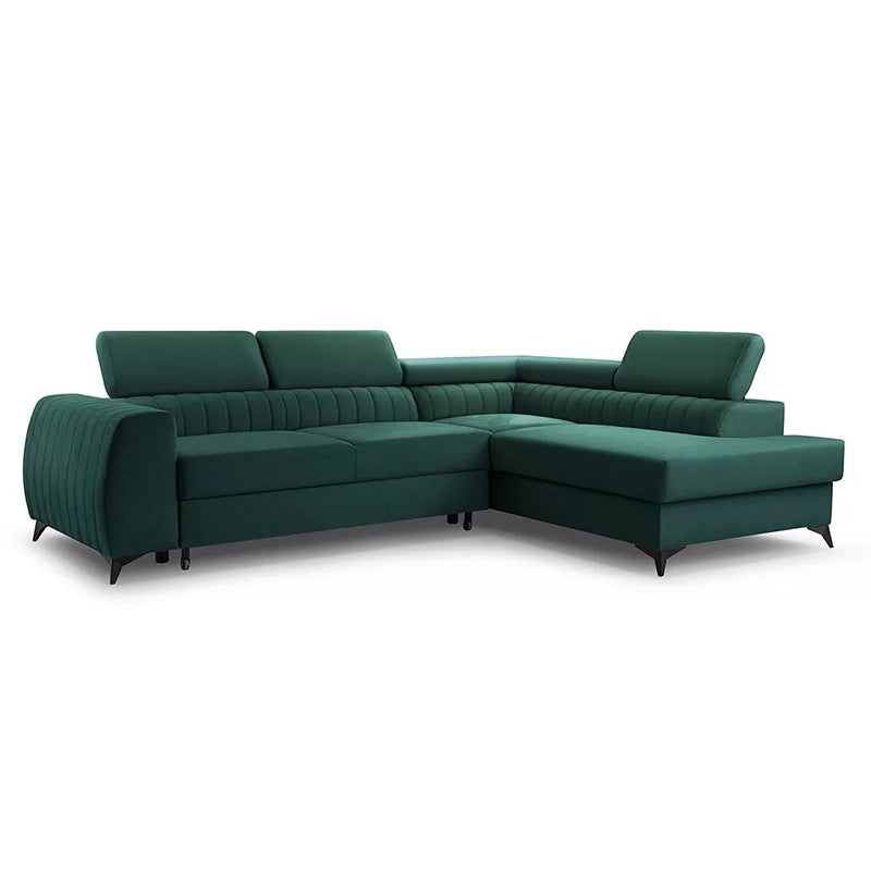 Extended sleeping surface of Meadow pull out sofa bed featuring convertible couch bed design and sofa cumm bed practicality