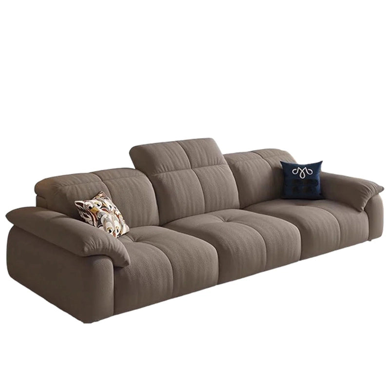 Close up view of Sahara electric sofa bed featuring premium Nova fabric upholstery, sofa bed comfort and durable construction for everyday use