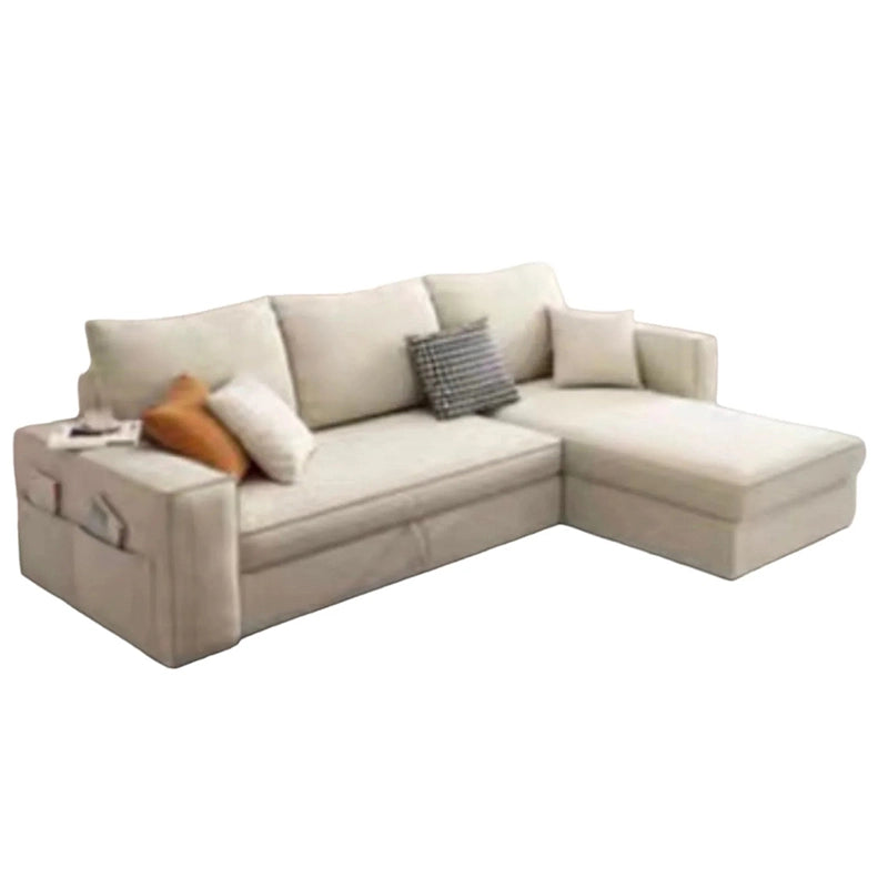 Upgrade your living space with this L shape sofa cum bed – a stylish and highly functional convertible sofa bed perfect for urban Indian homes