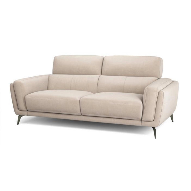 Upholstered in warm-toned Nova fabric options like beige, mocha, and grey, the collection uses high-resilience 32-density foam over a supportive pocket spring system