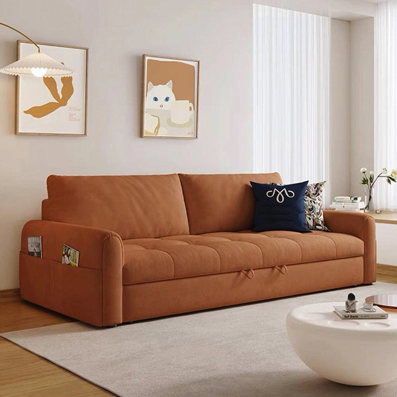 Home interior view of Vesper sofa cumm bed with couch bed versatility, compact footprint and stylish multifunctional design for modern homes