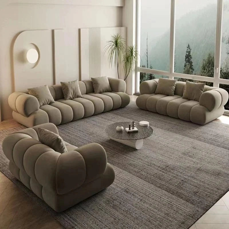 Whether styled as a 3 seater sofa, 4 seater couch, or luxury couch set, the piece suits a variety of living room aesthetics. 
