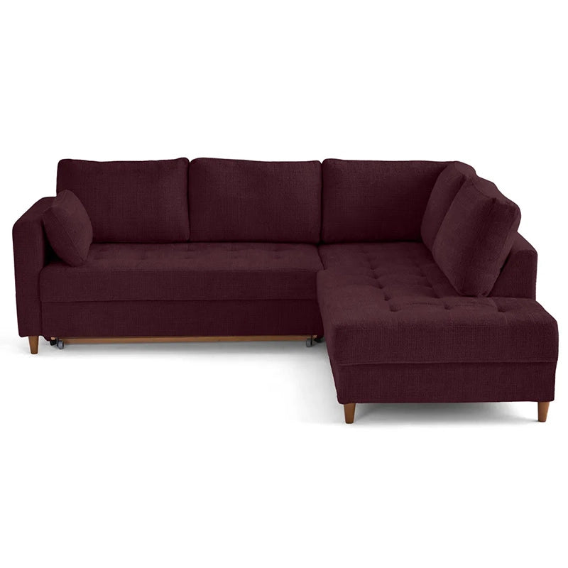 Flare sofa cum bed design for compact homes featuring sofacumbed practicality, L shape sofa cum bed comfort and modern aesthetics