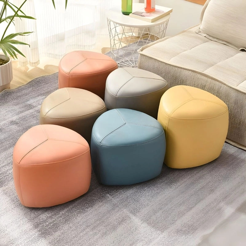 Ideal for apartment living, this pouf works as a footstool, ottoman seating, or accent piece. 