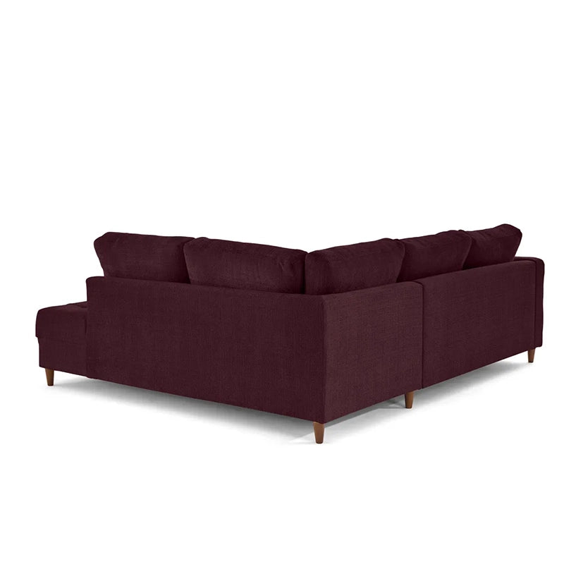 Side view of Flare sofa bed and sofa cumm bed with convertible sofa bed mechanism and spacious storage chaise functionality