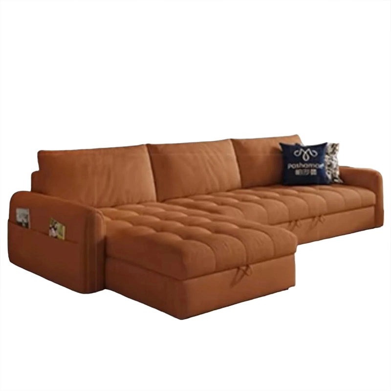 Vesper sofa cum bed with sleeper sofa comfort, L shape storage configuration, couch bed practicality and versatile everyday functionality