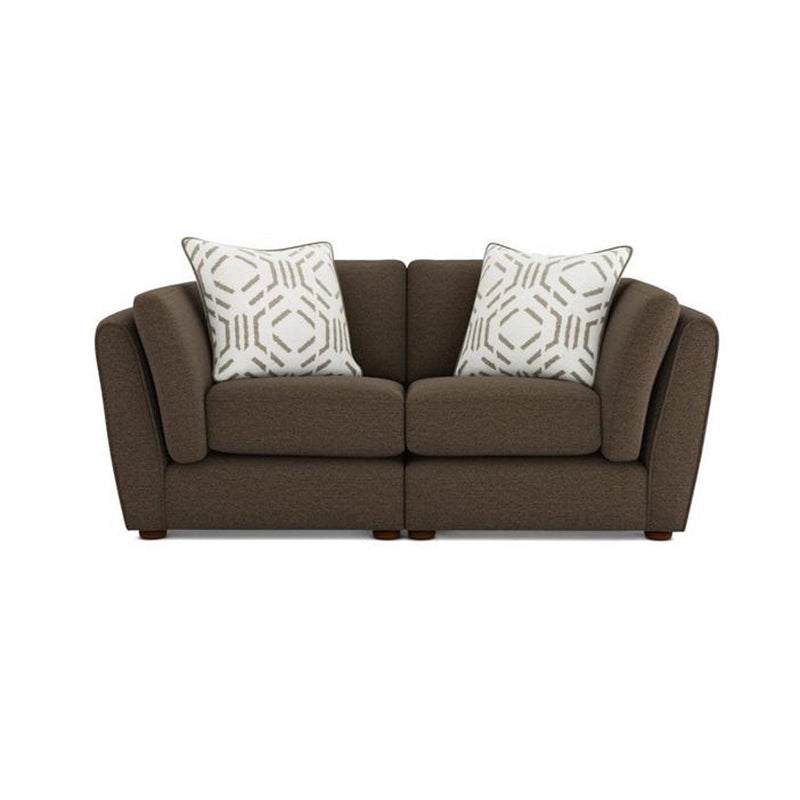 Cupid Brown Set with spacious 2 seater sofa arrangement and lounge-inspired design