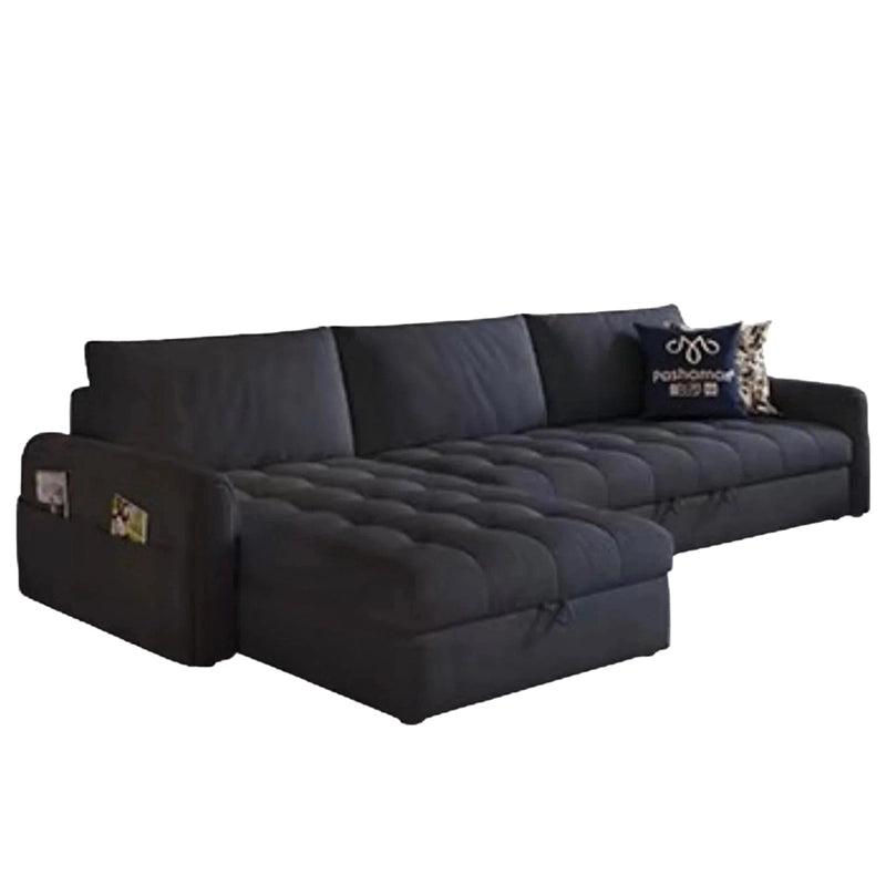 Vesper sofa cum bed with sleeper sofa comfort, L shape storage configuration, couch bed practicality and versatile everyday functionality