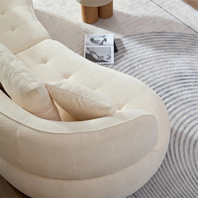 Perfect as a set of sofa for family rooms or upscale apartments, this stylish and family-friendly couch blends modern aesthetics with practical comfort.