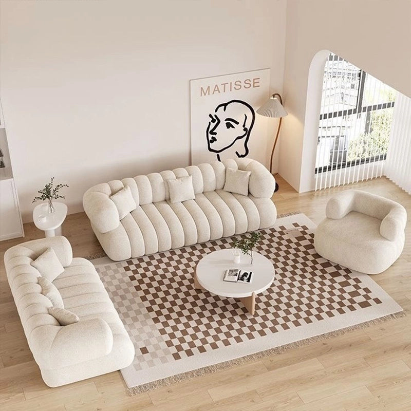 Whether you're seeking a 3 seater couch, 4 seater sofa, or a spacious l shaped couch, this set is perfect for those looking to buy sofa online with a touch of artistic flair.