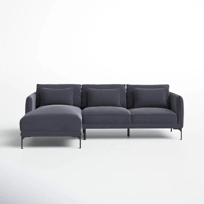 Shop this sofa set online for the latest sofa design in velvet finishes—crafted for modern urban homes and minimalist aesthetics.
