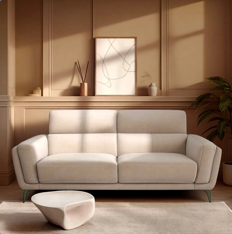 The Cairo collection is a modern, structured settee series designed for Indian living rooms needing modular comfort.