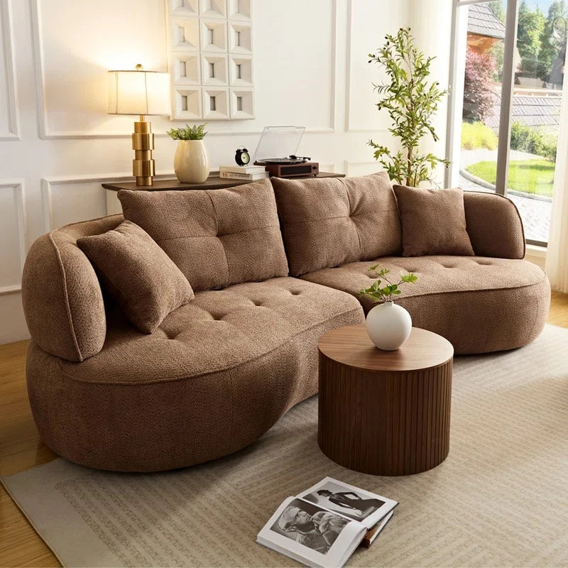 Its modern silhouette fits a wide range of sofa set or couch set configurations.
