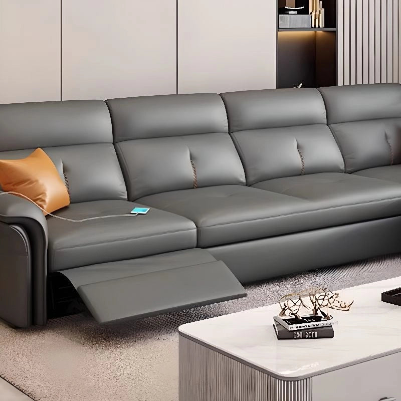 Modern sofa bed couch photo with USB port and convertible sofa bed function