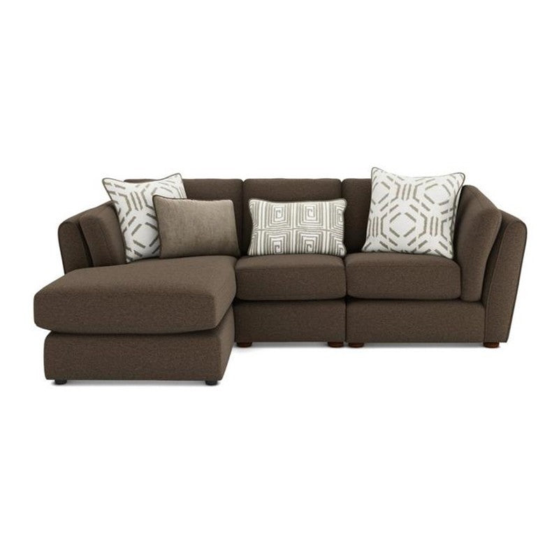 Cupid Luxury L Shape Sofa Set with plush fabric cushions, corner sofa elegance and modern comfort