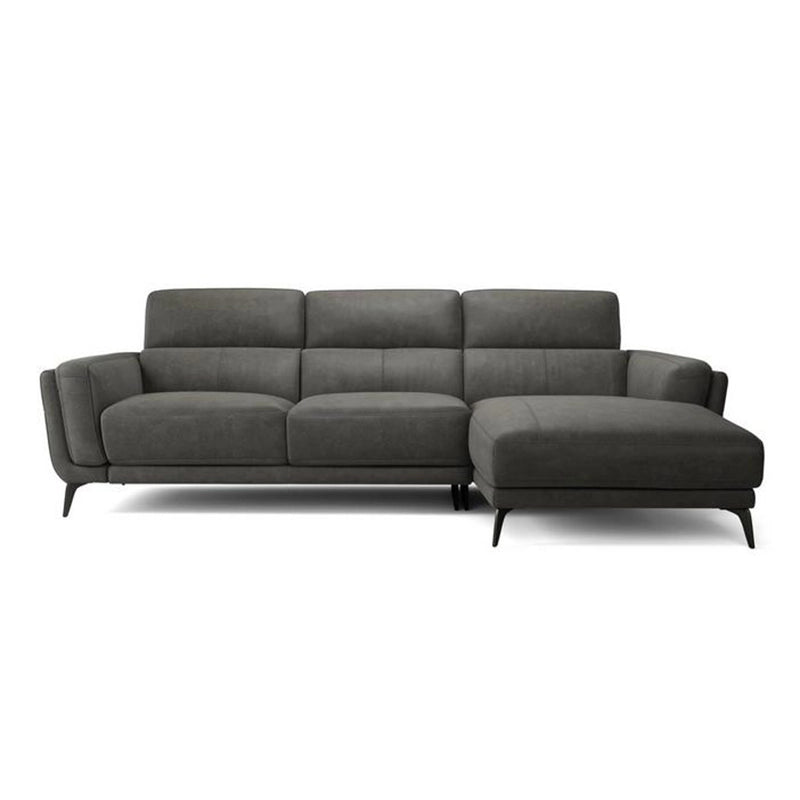 Box-arm grey 3 seater sofa with sofa set design and sofa online profile