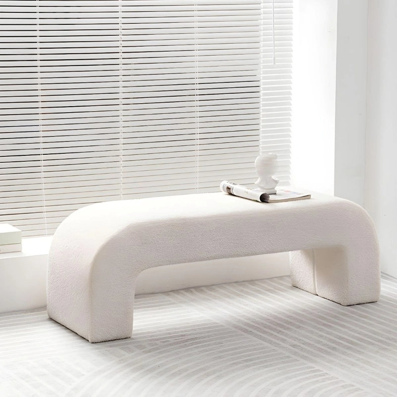 Rounded leg modern bench pic with ottoman bench and bench seating accents