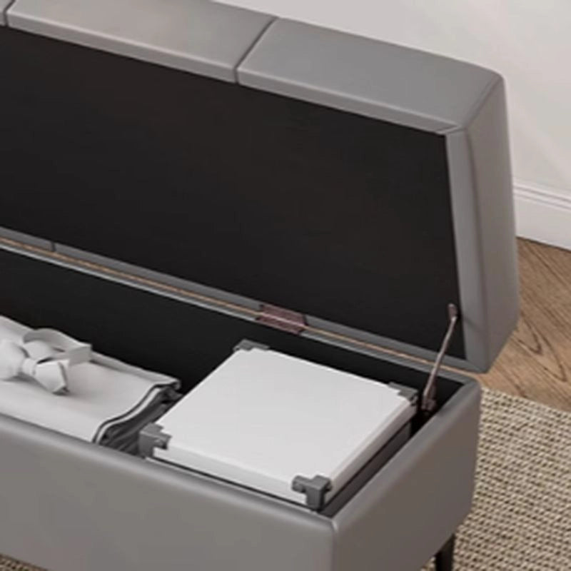 Floating entryway bench photo, bench ottoman, 2 seater bench, matte black legs