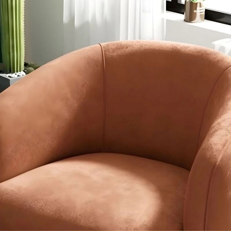 Sculptural accent chair, sofa armchair, individual living room chair, metal legs