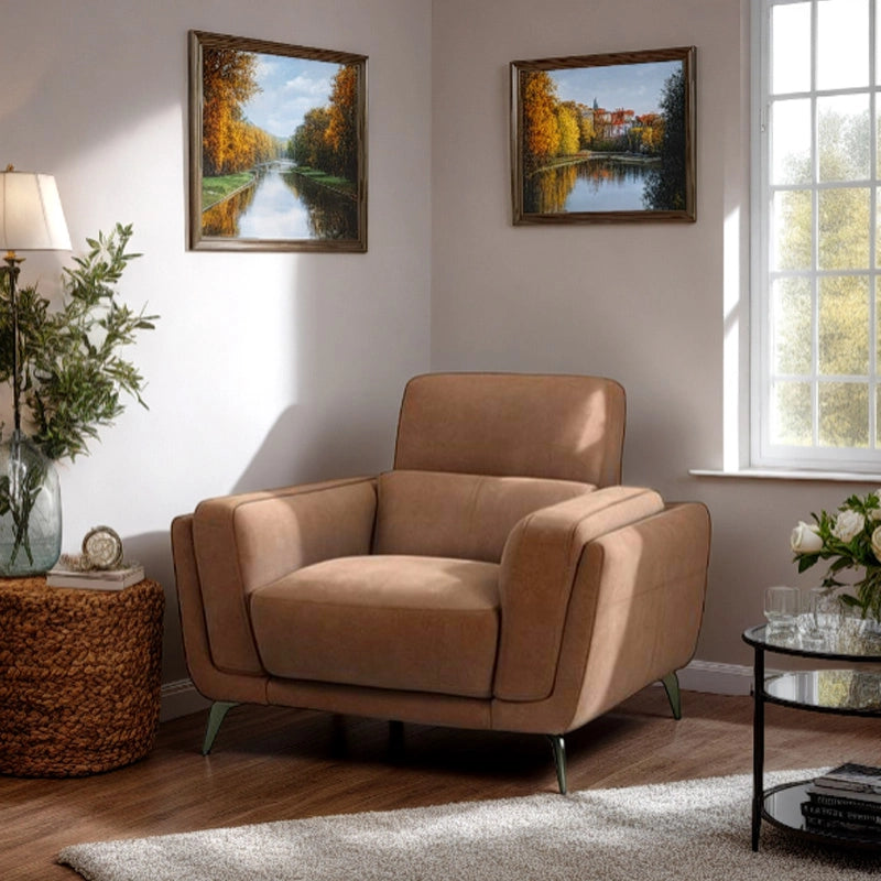 Ideal as a corner couch or lounge sofa, it serves as both a statement and comfort piece - 1 seater