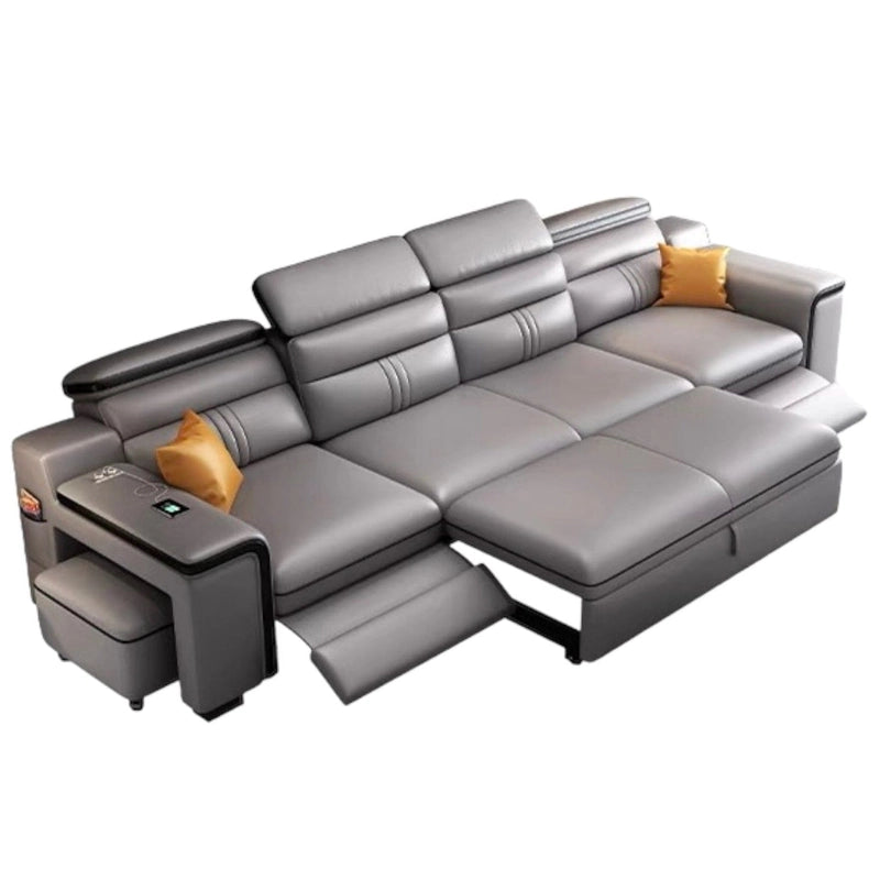 Upgrade your living room with this sofa bed that seamlessly transforms from a stylish sofa cum bed into a comfortable couch bed for overnight guests.