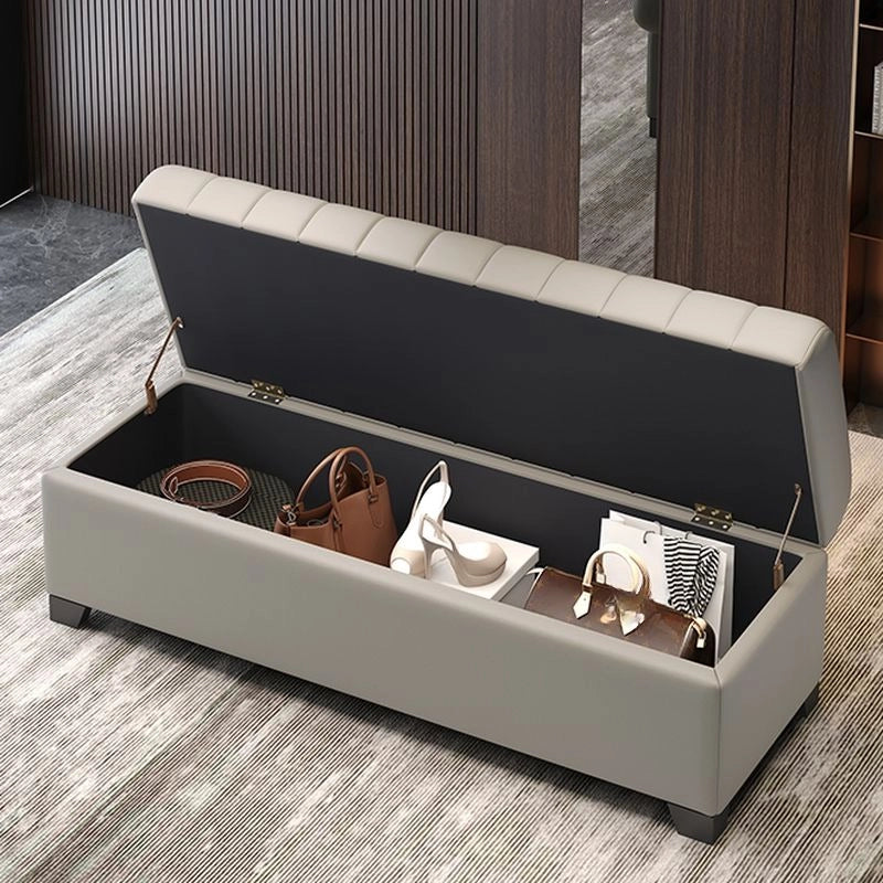 The Massimo is a modern rectangular bench crafted for dual functionality and refined design. 