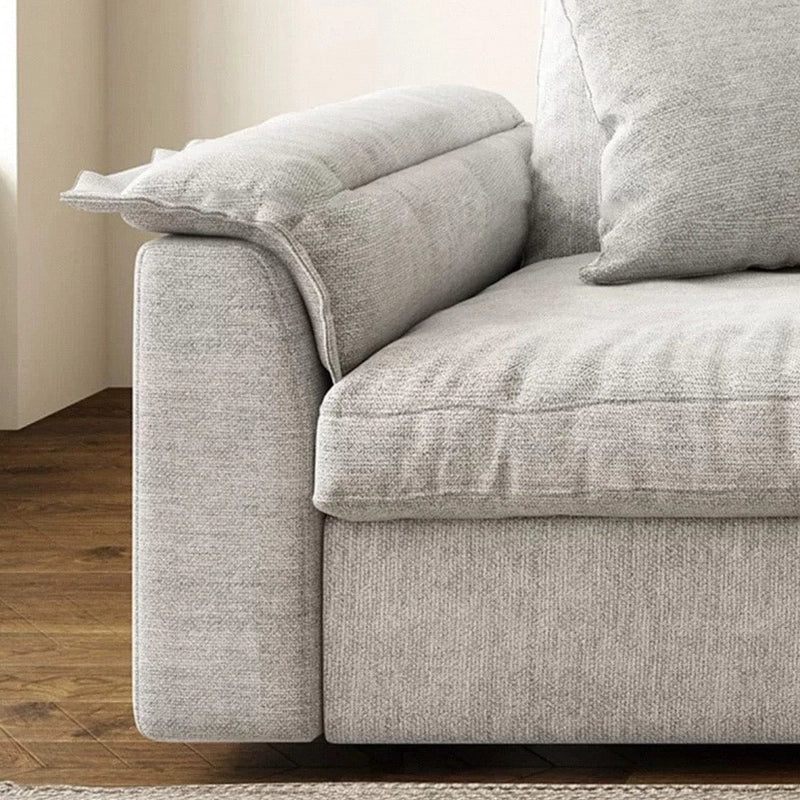 This Rion sofacumbed is a contemporary option that adapts from a 3-seater couch into a practical double bed, designed with a reliable pull-out system and strong metal frame.