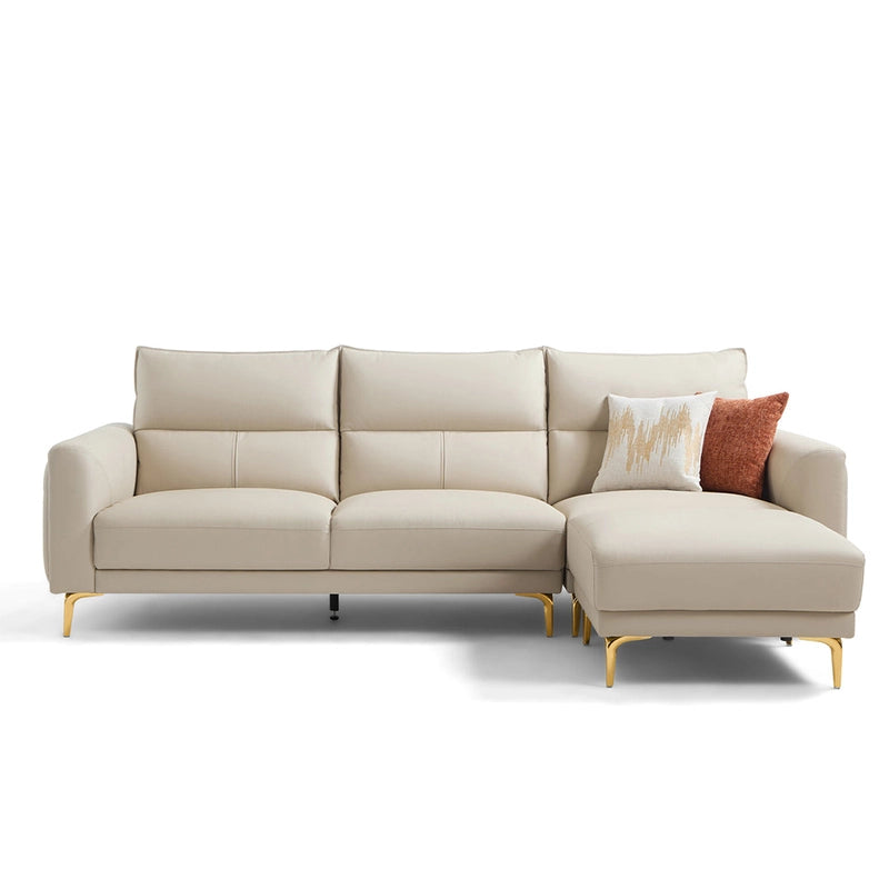 This Crest L-shape settee is built for comfort, elegance, and spatial efficiency.