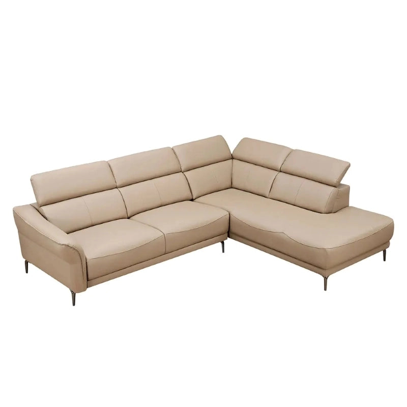 Side view image of leather couch set showing structure and living room couch clarity

