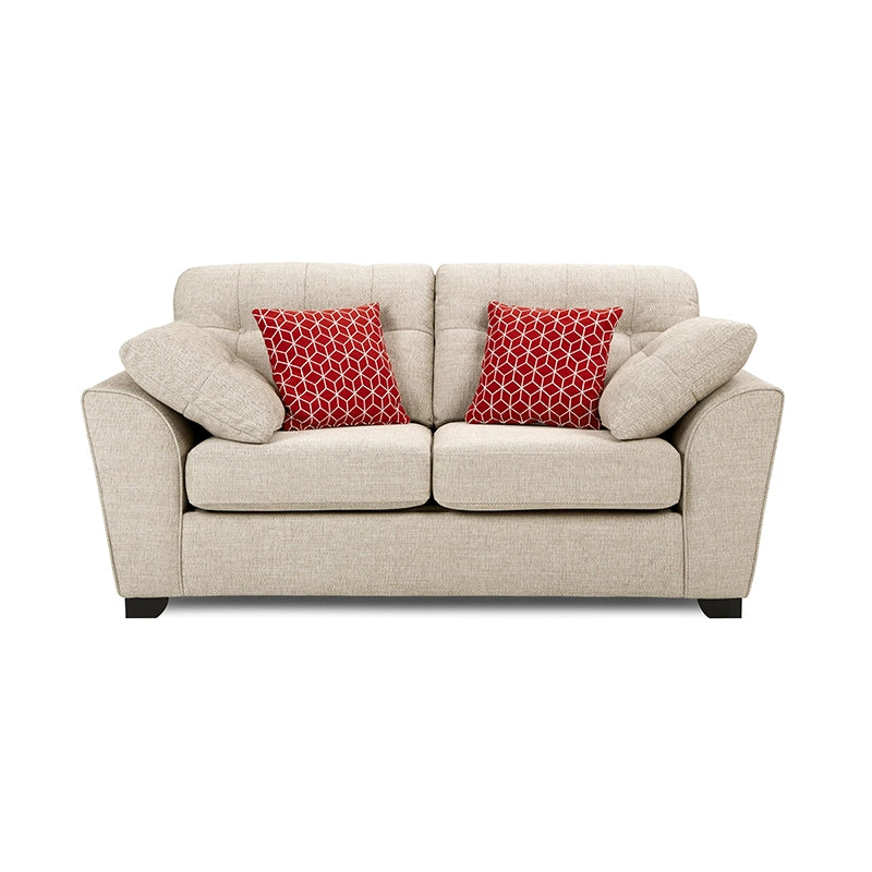 The Inara sofa set is a modern L shape design crafted for Indian living rooms that seek comfort and style
