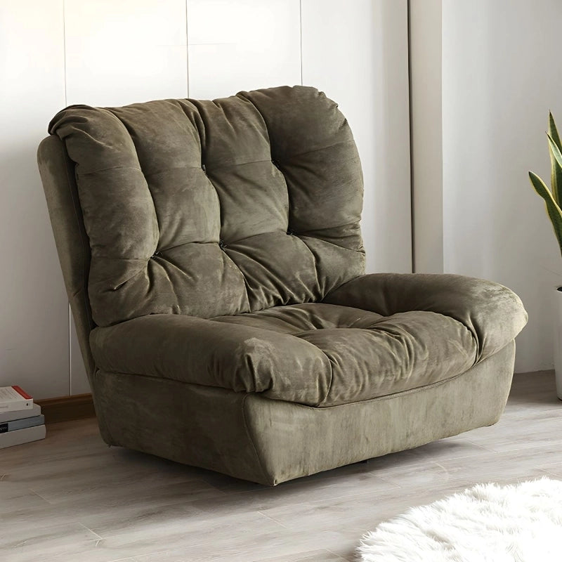 The Thyme lounge armchair is a plush single seat option designed for modern Indian homes