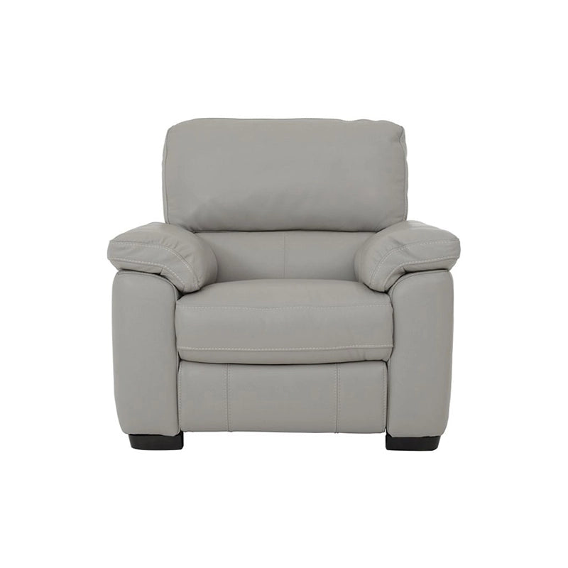 Its structured linear form with contrast stitching and short block legs enhances the aesthetic of any contemporary setting.