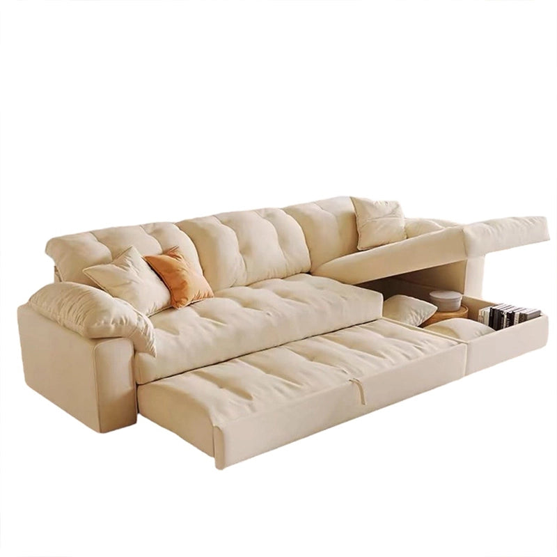 Crafted with a Neem wood frame, 32-density foam, and a 3-inch pocketed spring base, this piece ensures long-term comfort. 