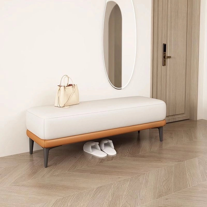 Upgrade your home with this sleek, space-saving 3 seater bench that doubles as a stylish entryway bench or bedroom bench, offering both seating and informal shoe storage