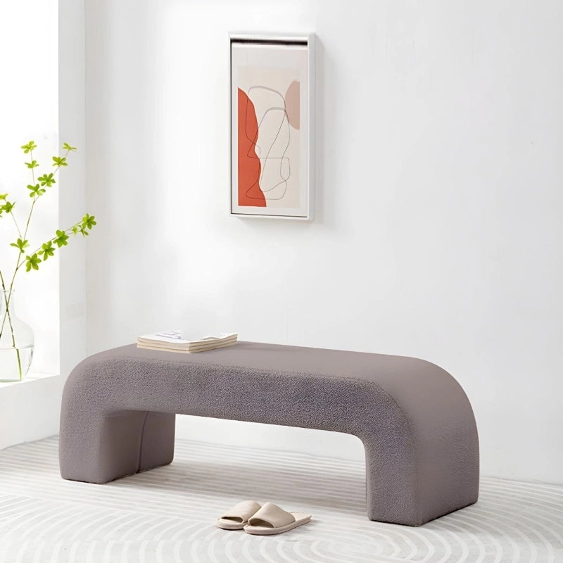 Ideal for compact bedrooms or living spaces, the 2 seater structure serves as a versatile sofa bench or bed bench