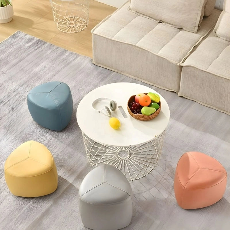 Minimalist pouffe stool on carpet – footstool, footstools and ottomans 
