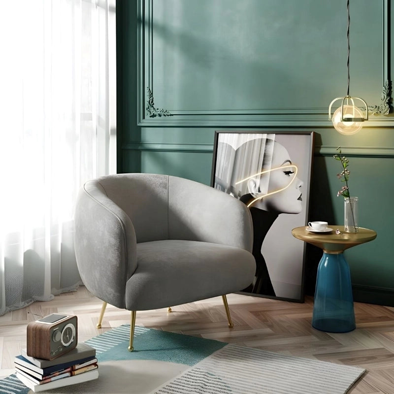 The seamless seat design ensures clean aesthetics while providing ergonomic support for long reading sessions or relaxed lounging. 