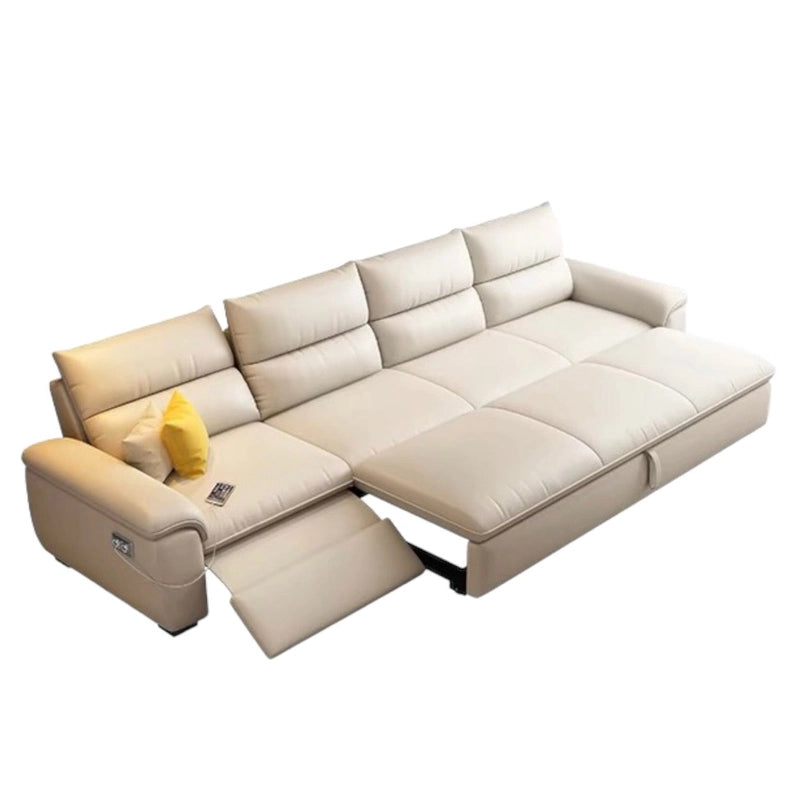 Its smooth manual conversion and integrated foam mattress make it a versatile sofa cum bed solution.