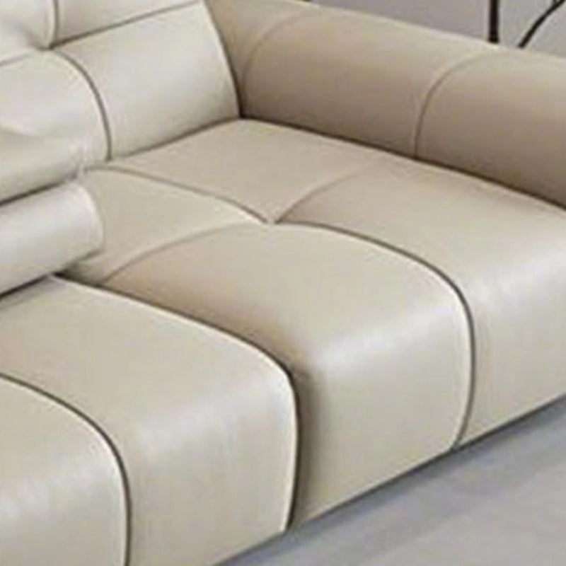 Symmetrical boxy silhouette with hidden legs, sofa bed couch, convertible sofa bed, faux leather