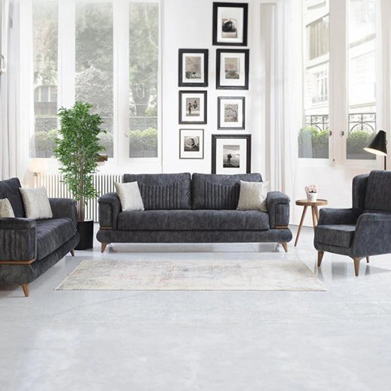 The Lyric sofa by Kate and Mark is a modern-contemporary couch that blends mid-century character with everyday functionality.