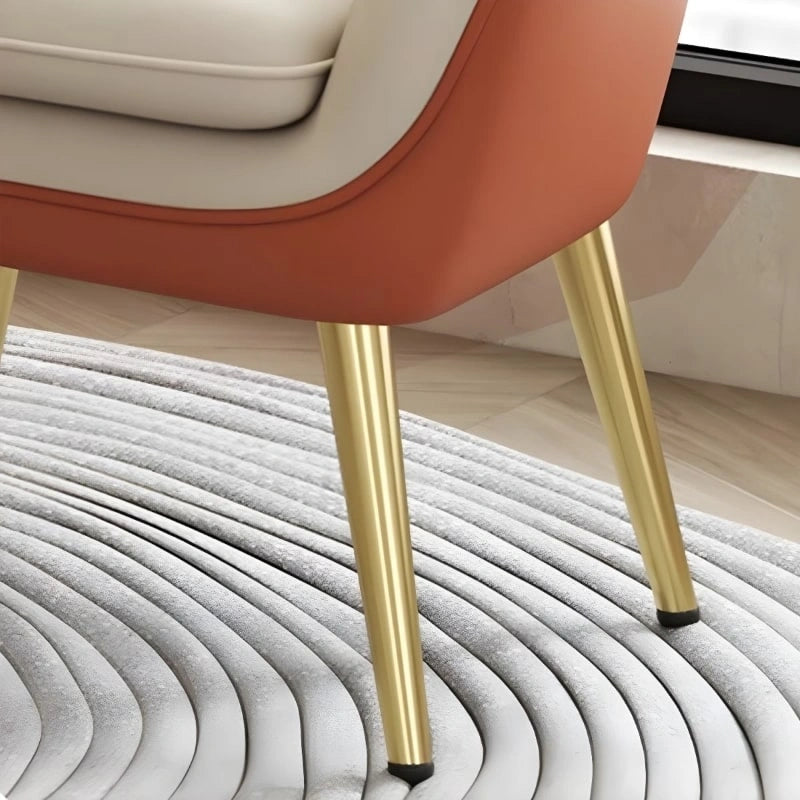 Orange shell with soft box seat cushion, sofa armchair, armchair buy online